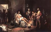 unknow artist The fever of the gold or the interrogations of Coyoacan Sweden oil painting artist